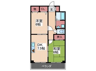 ボヌ－ルⅠの物件間取画像